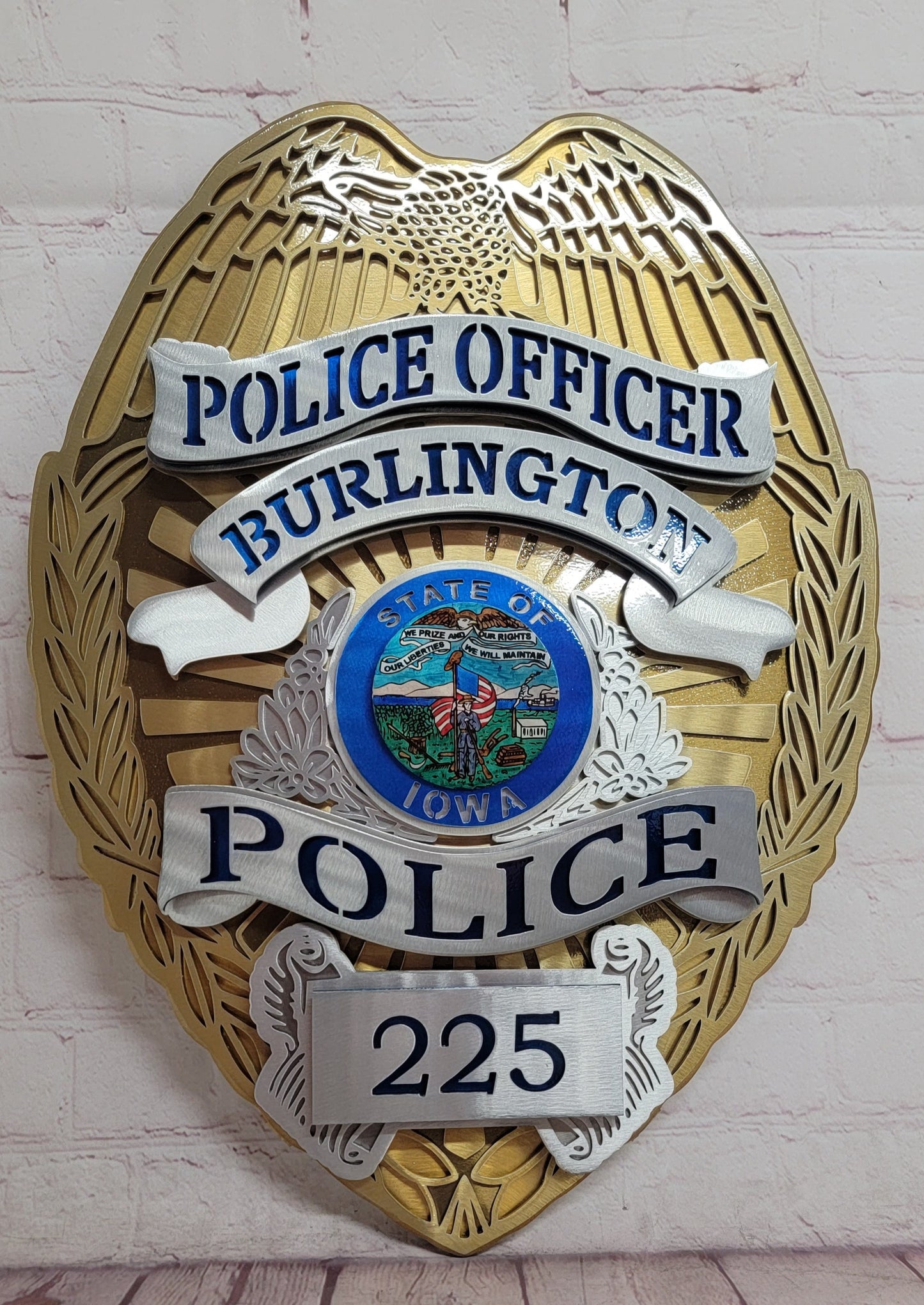 Burlington Police Badge