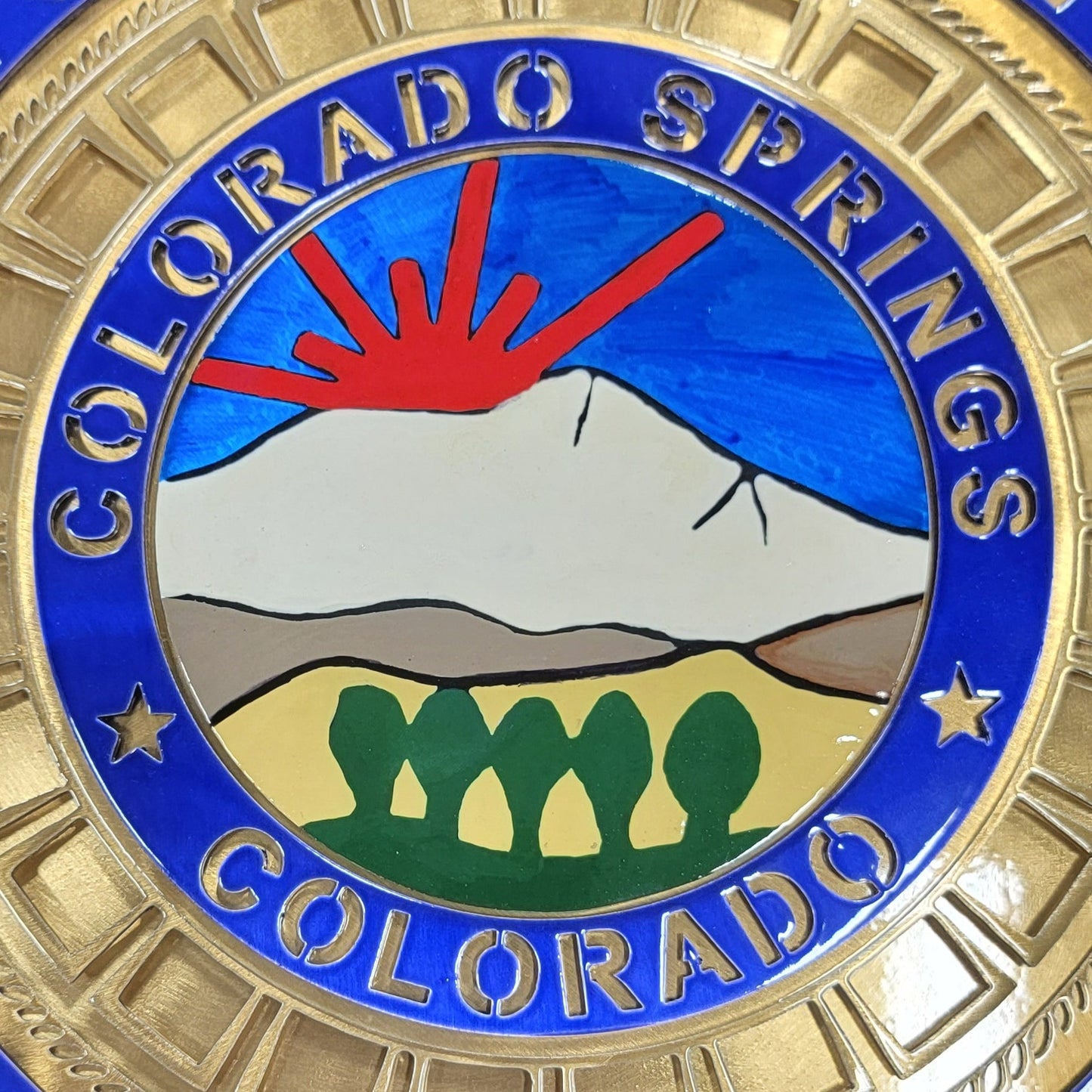 Colorado Police Chief Badge