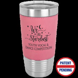 20 oz. Tumbler with Leatherette Grip