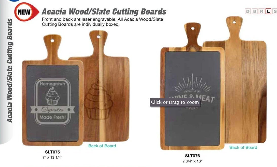 Acadia Wood/Slate Cutting Board