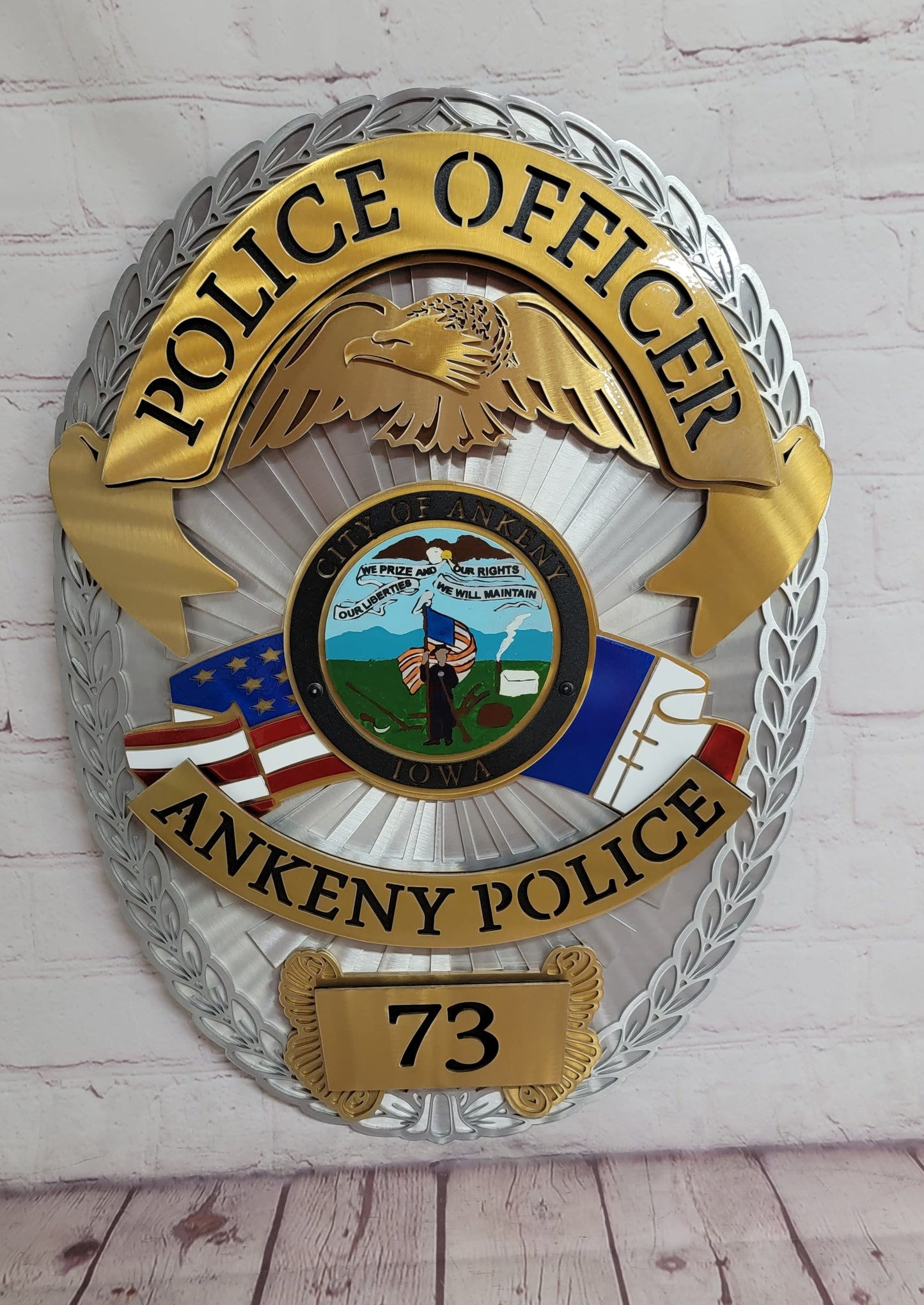 Ankeny Police Officer Badge
