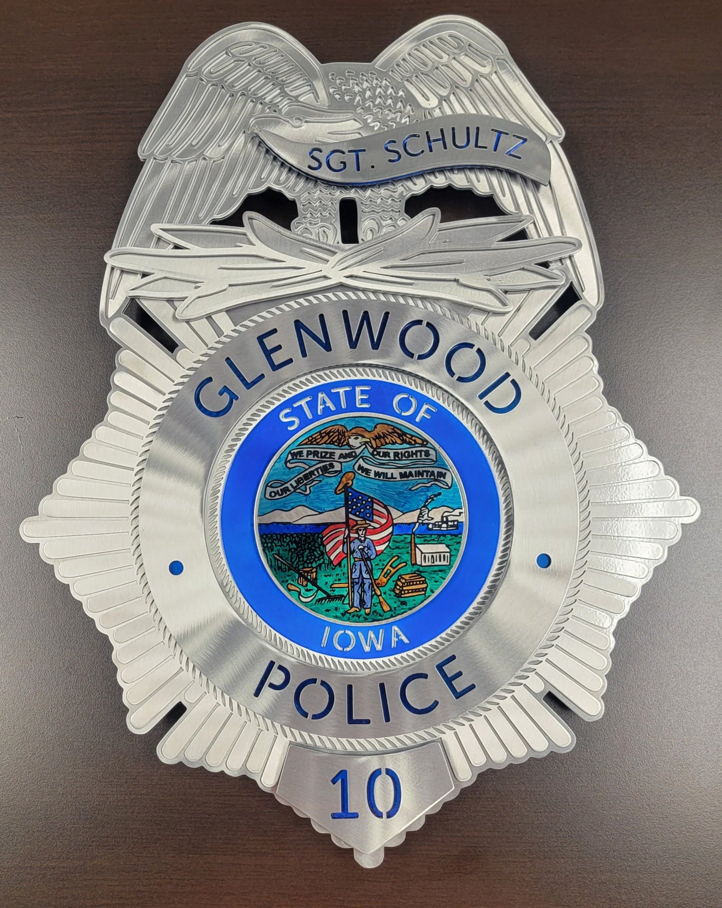 Glenwood Police Badge