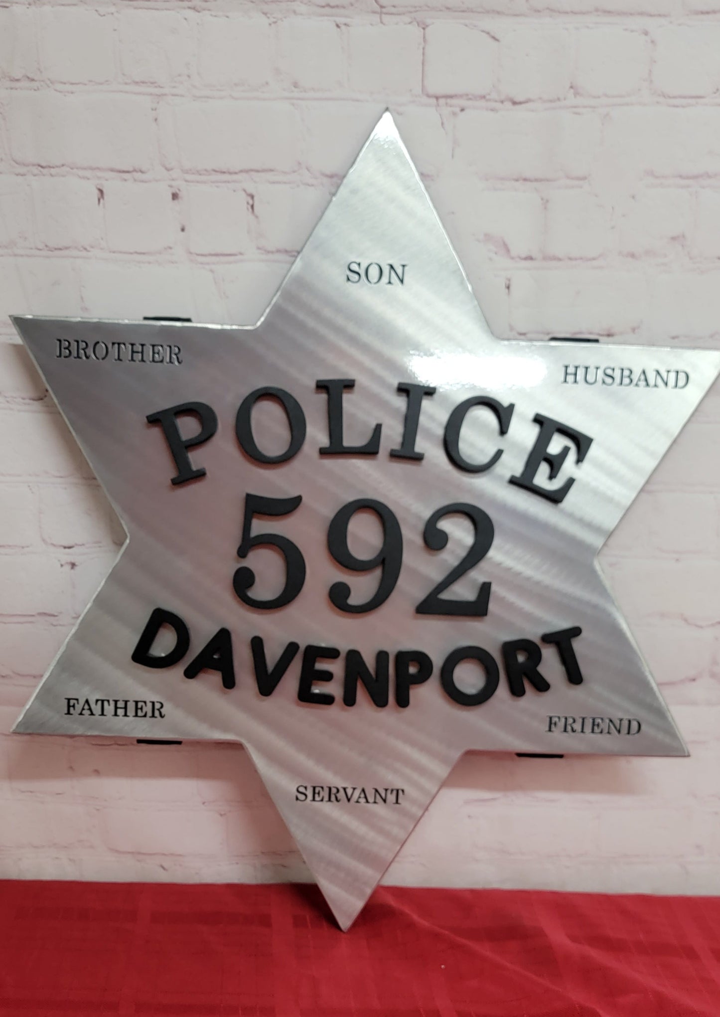 Davenport Police Star