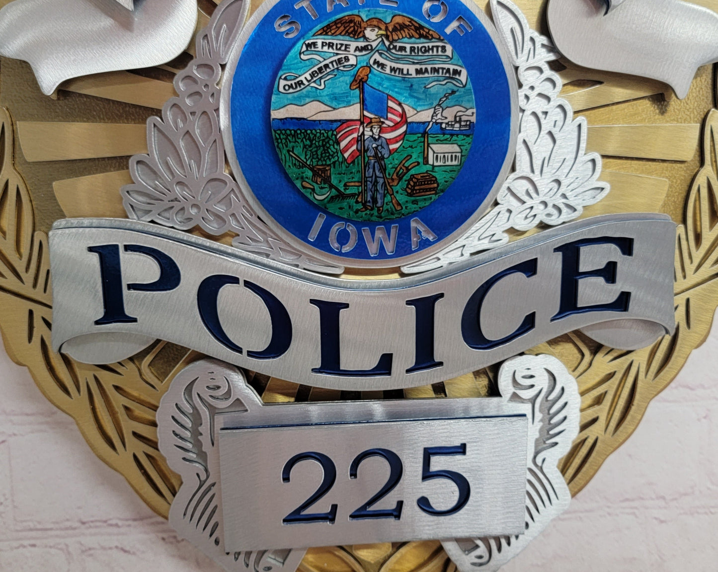Burlington Police Officer Badge