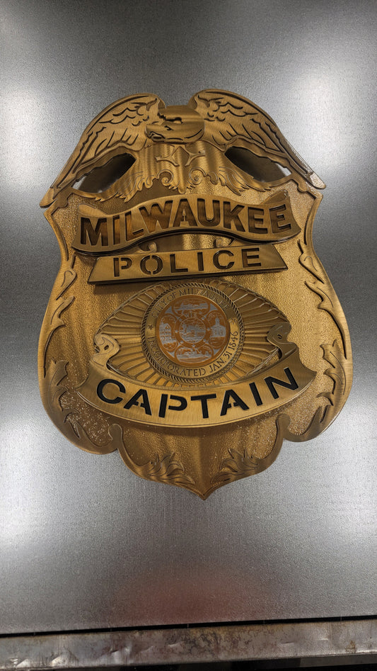Milwaukee Police Captain Badge