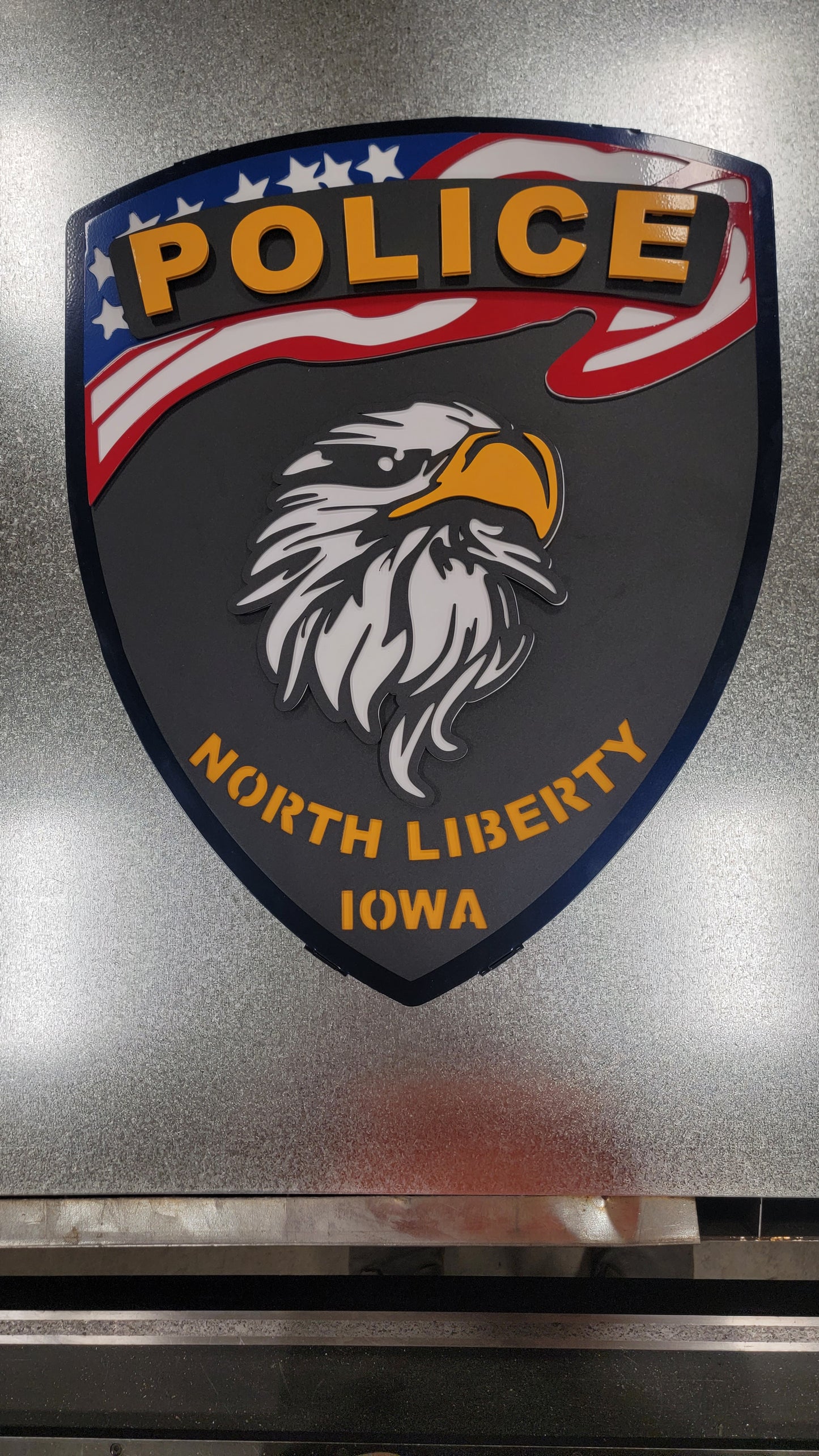 North Liberty Iowa Badge