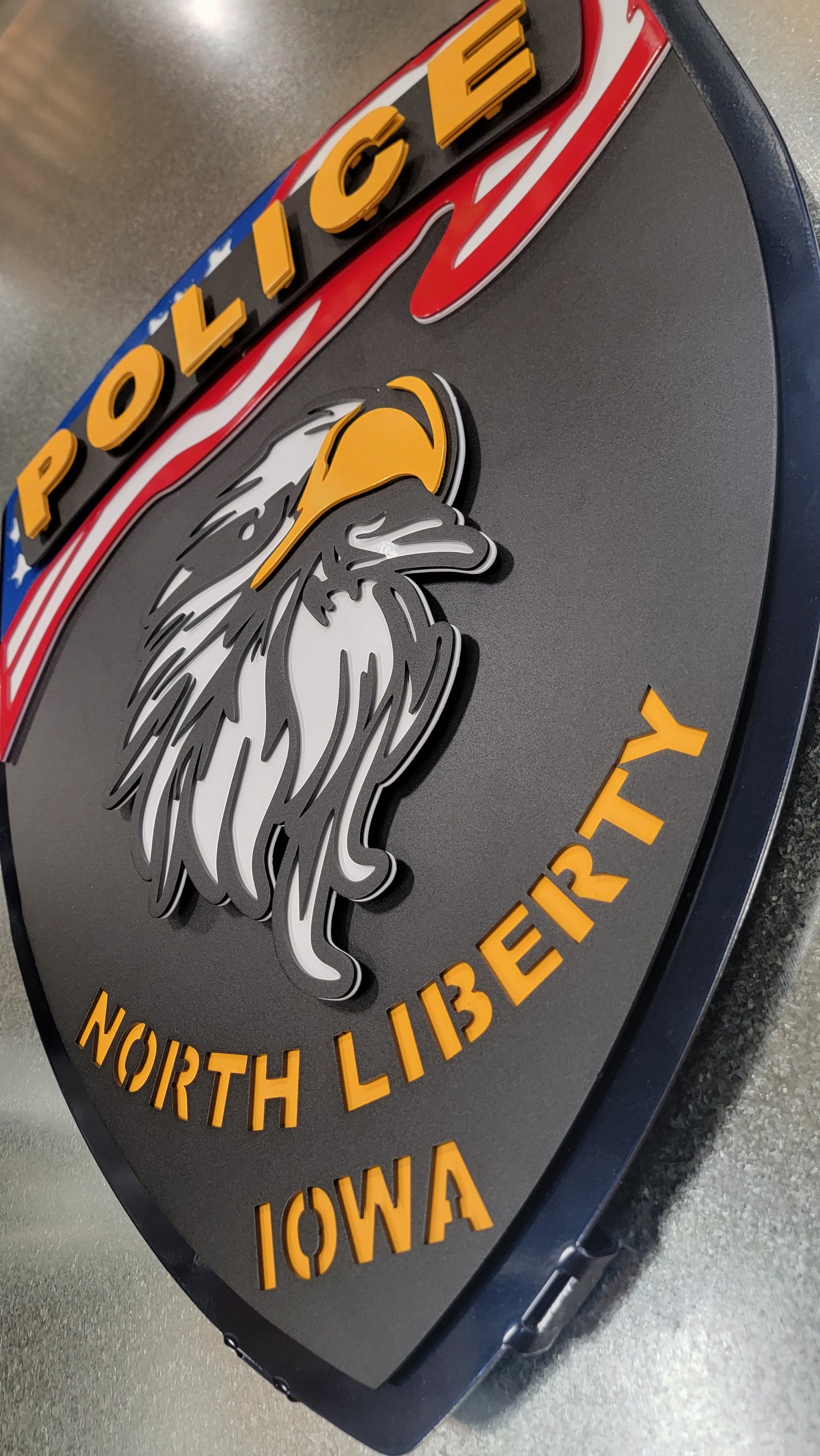North Liberty Iowa Badge