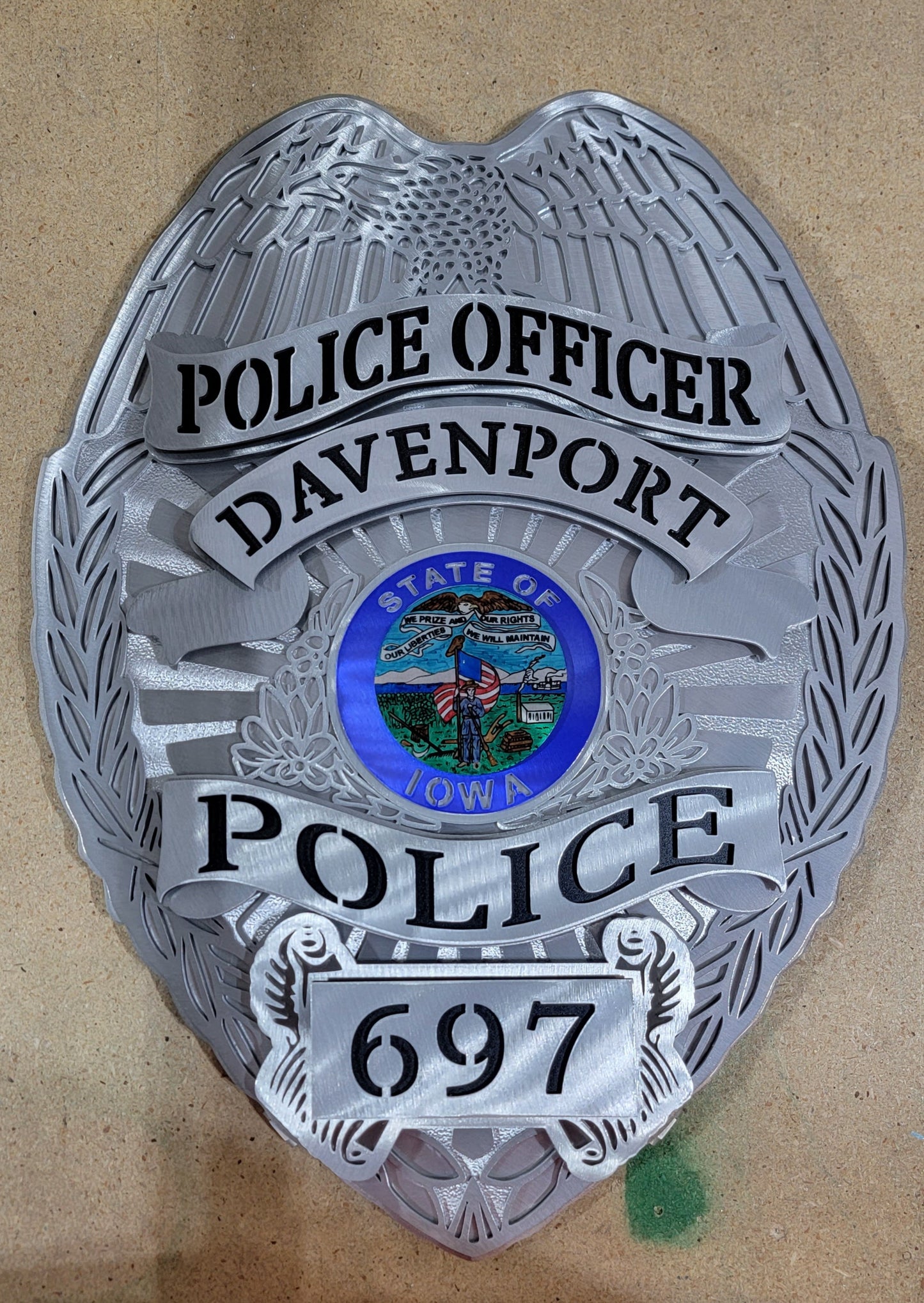 Davenport Police Badge