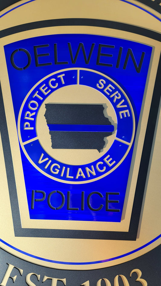 Oelwein Police Badge