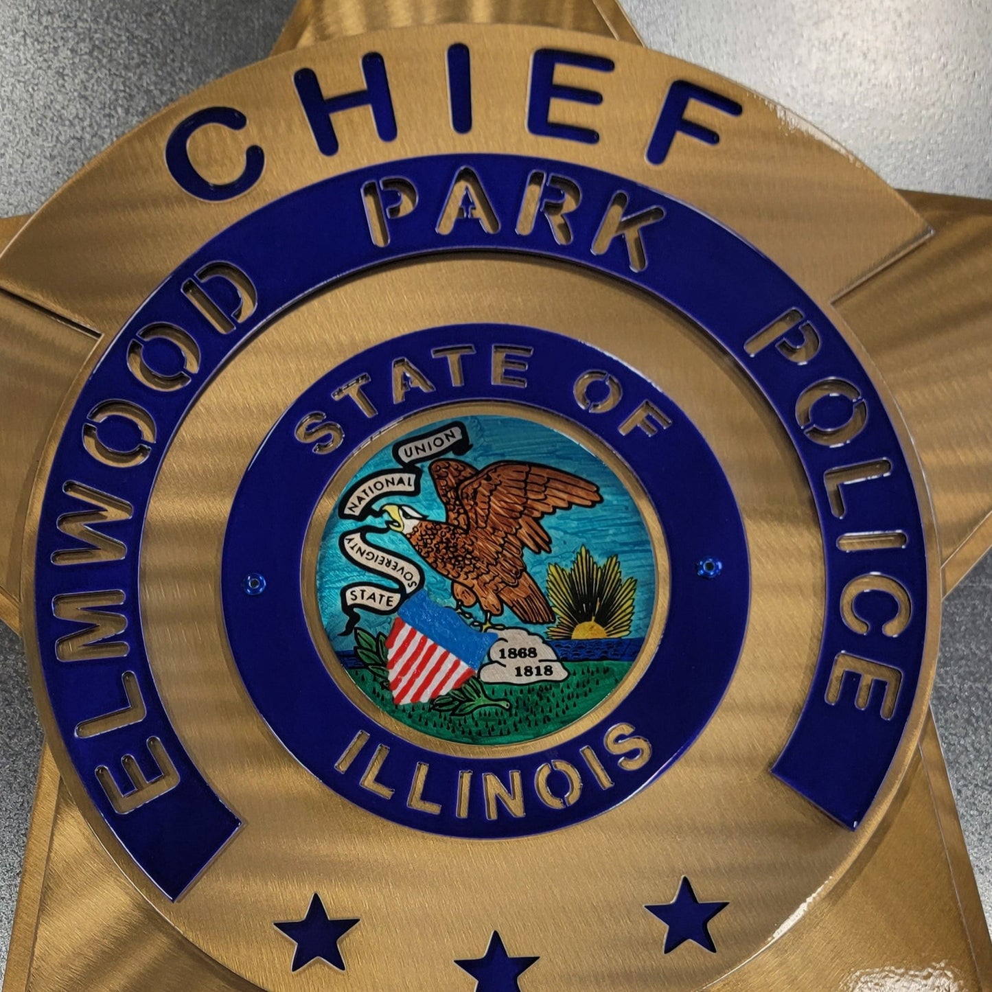 Elmwood Park Police Chief Badge