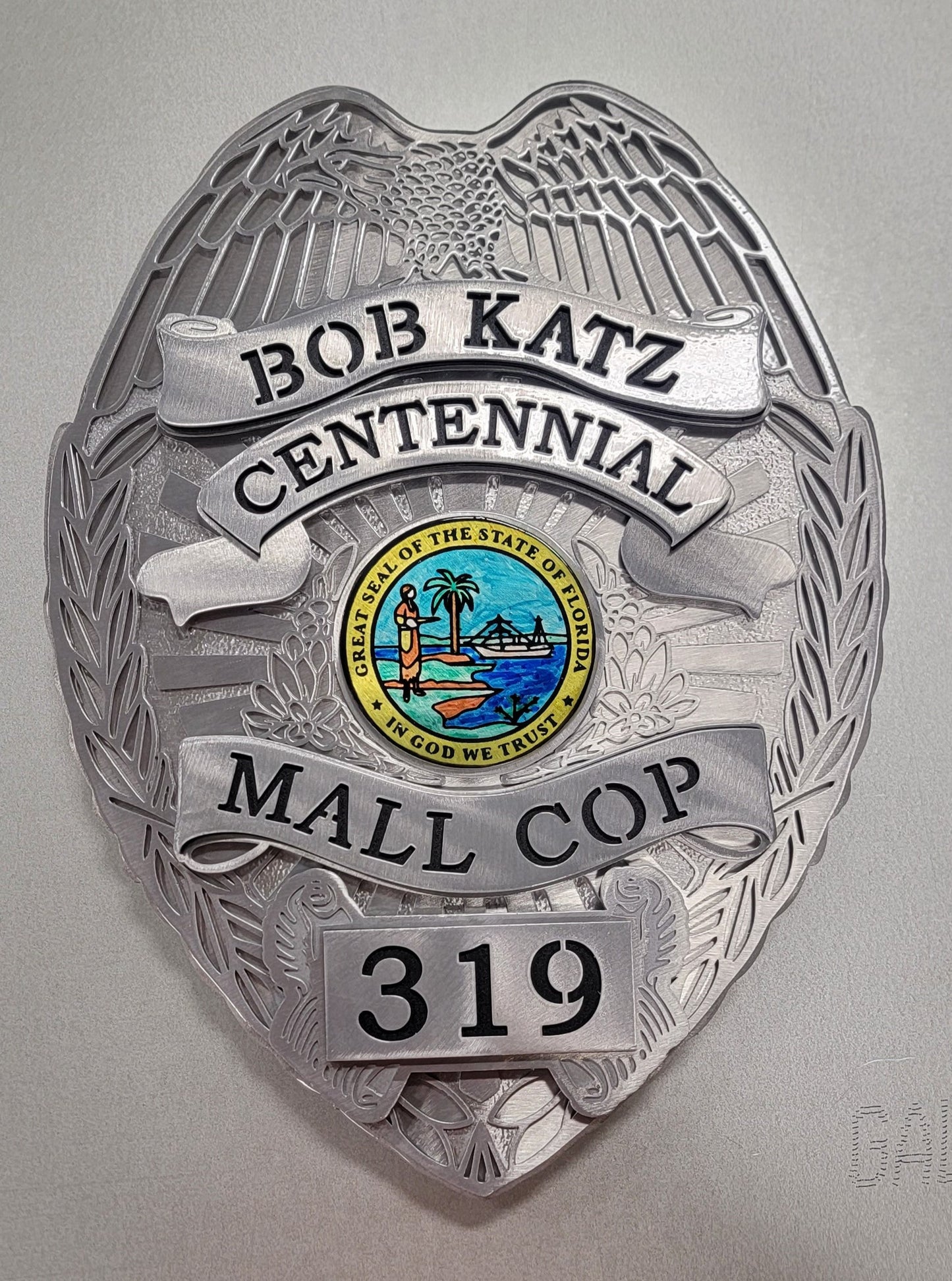 Centennial Mall Cop Badge