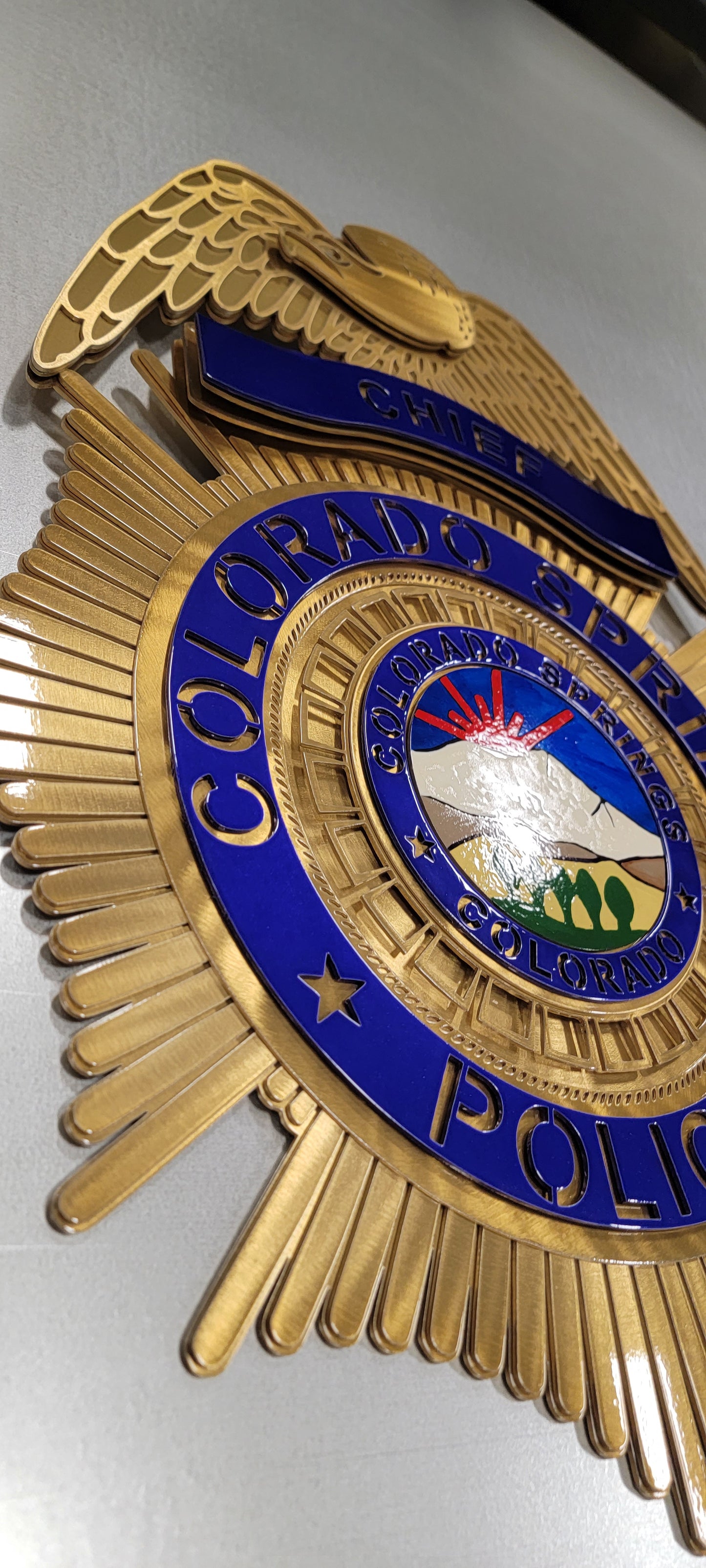 Colorado Police Chief Badge