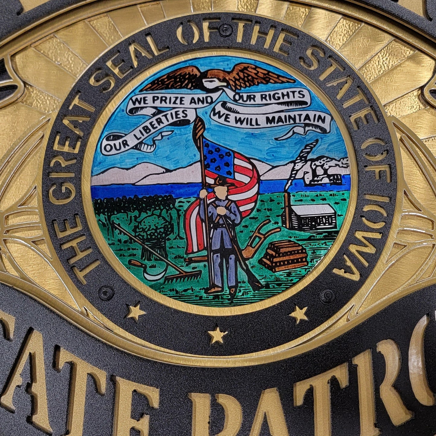 Drost Iowa State Patrol Badge