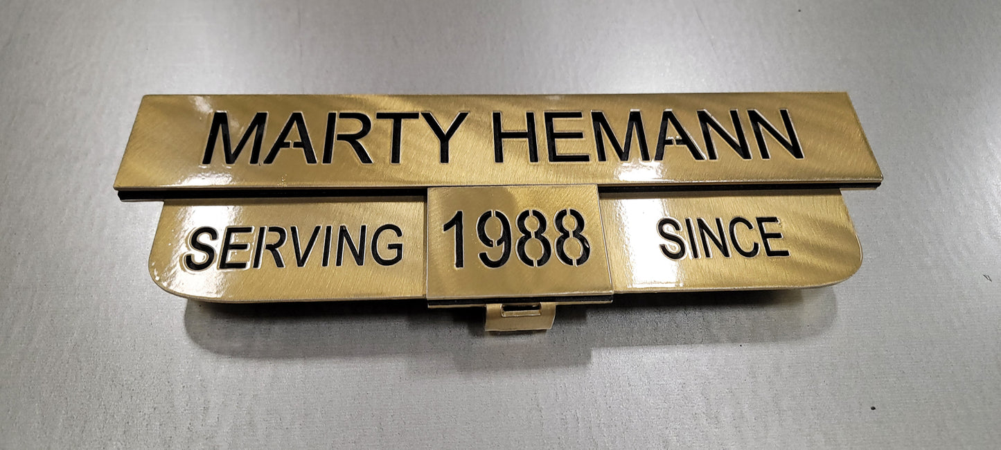 Marty Hemann Plaque