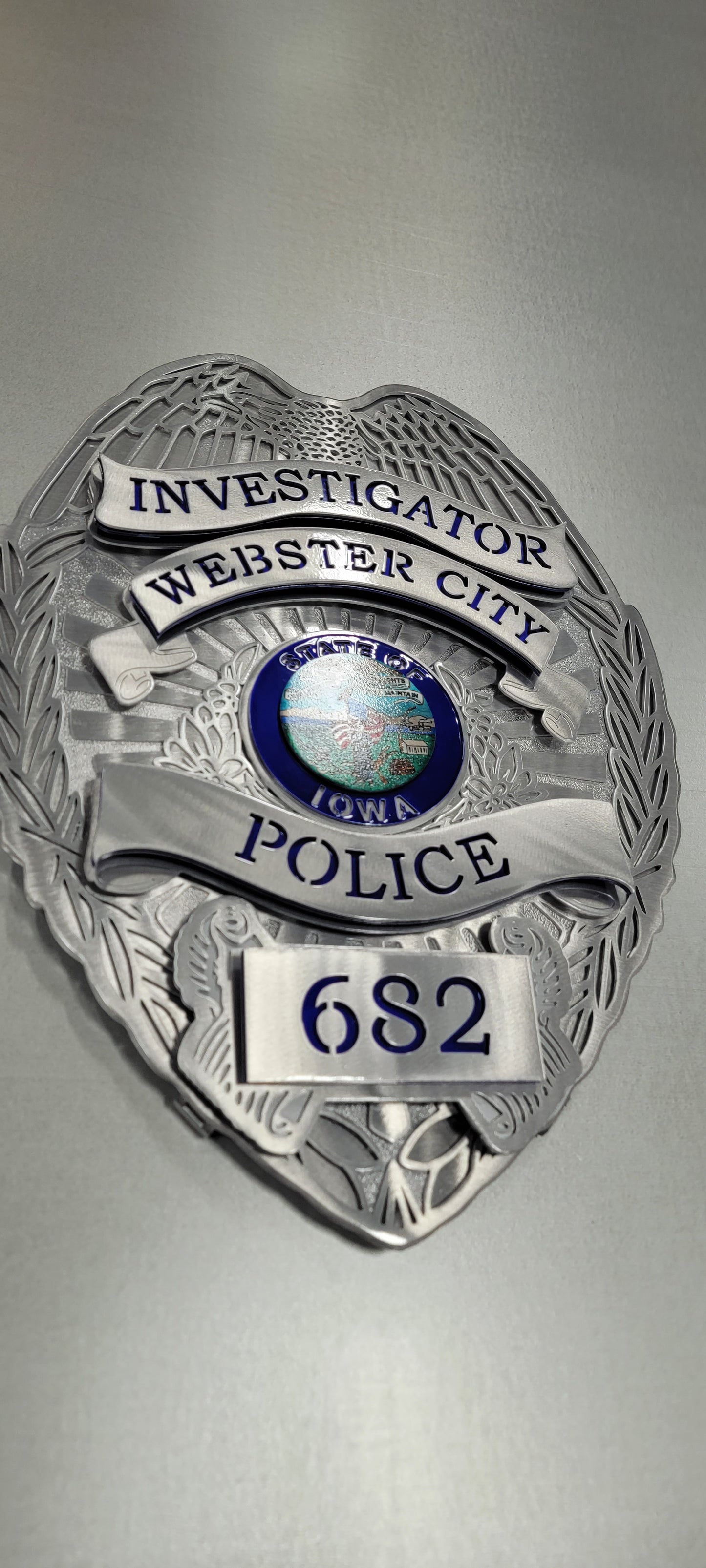 Webster City Police Badge