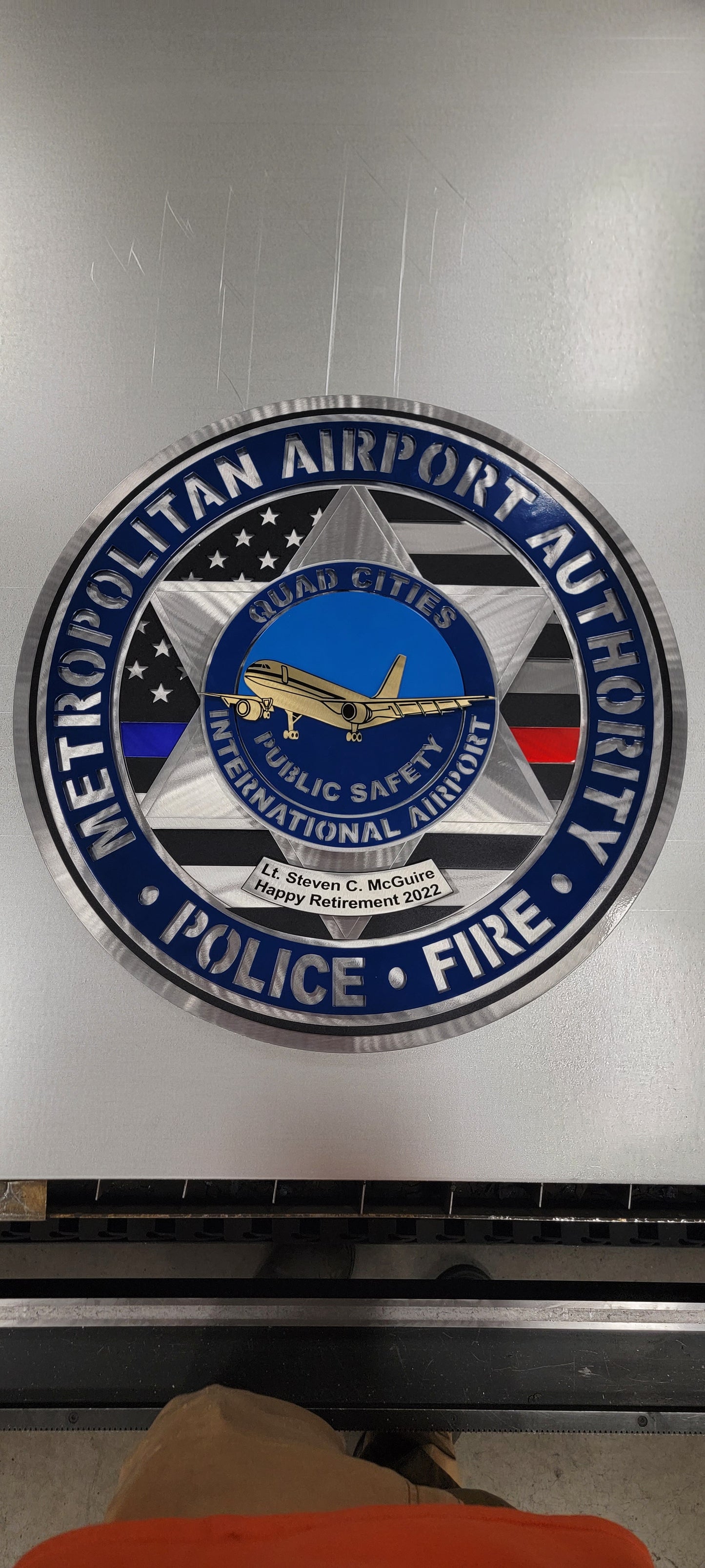 Metropolitan Airport Authority Badge