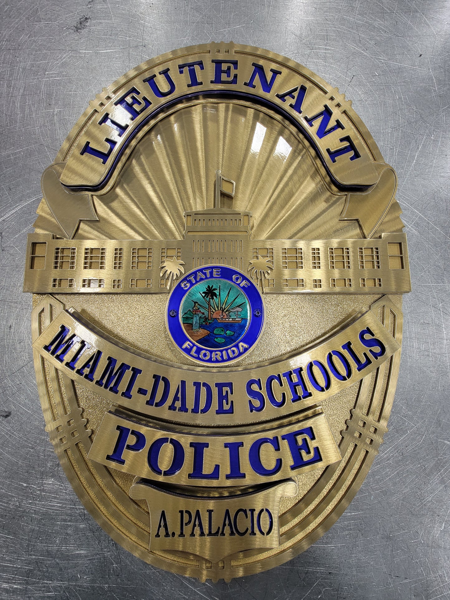 State Of Florida Miami-Dade Schools Police A. Palacio Badge