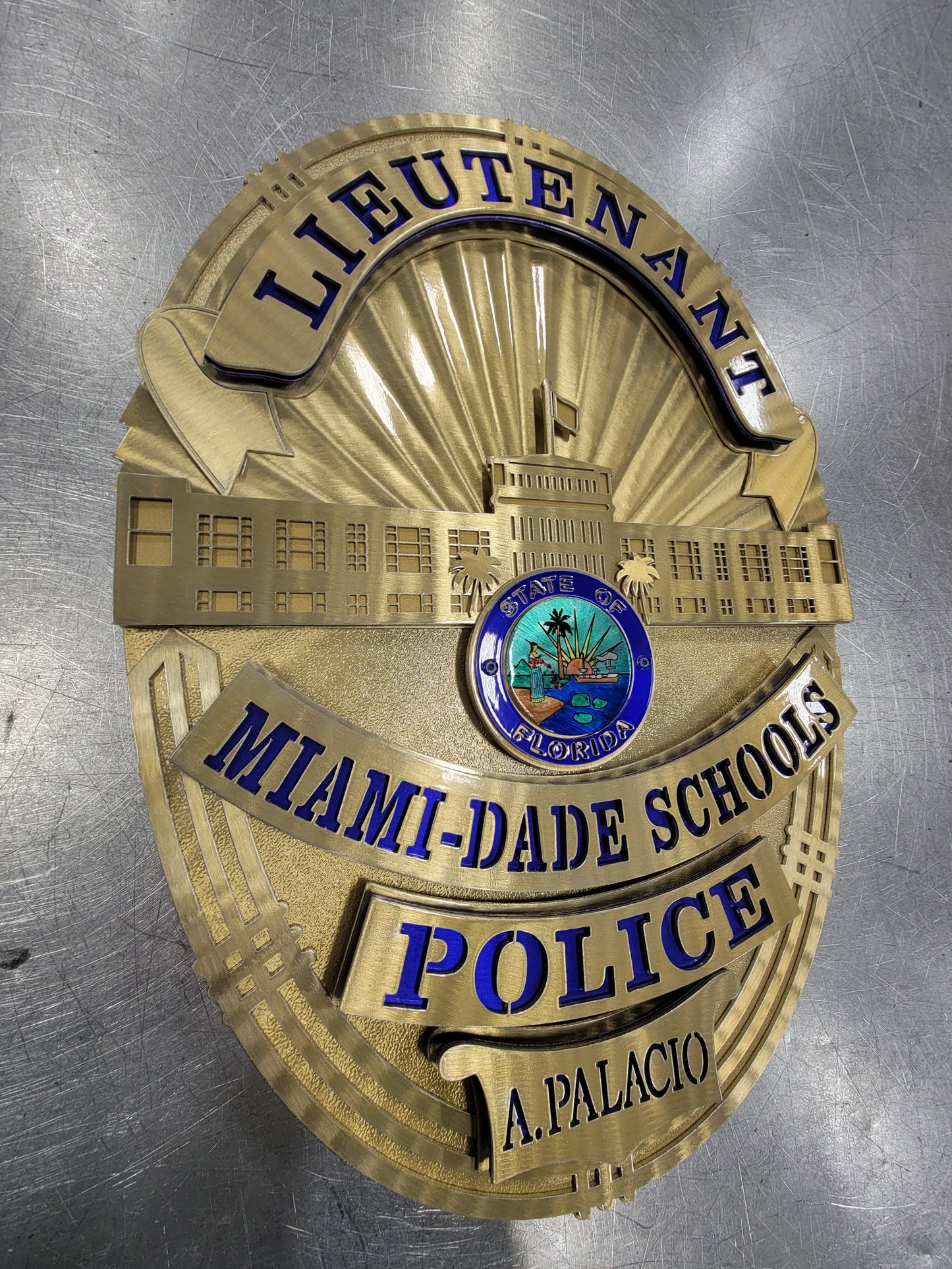State Of Florida Miami-Dade Schools Police A. Palacio Badge