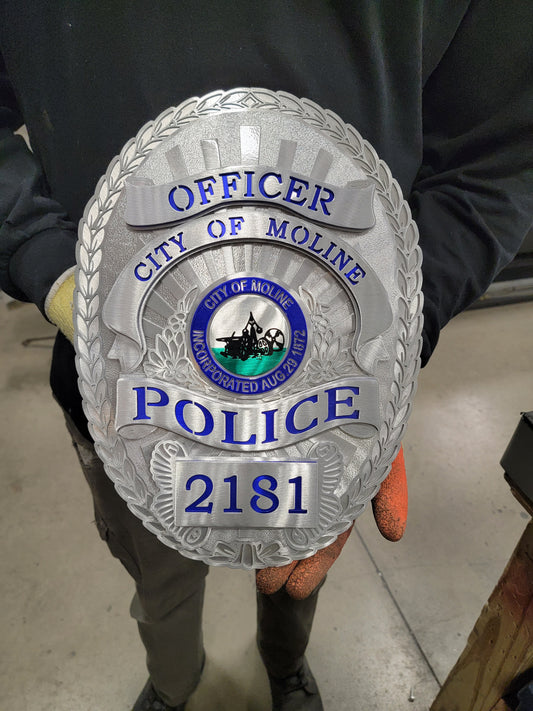 Moline Police Department Badge