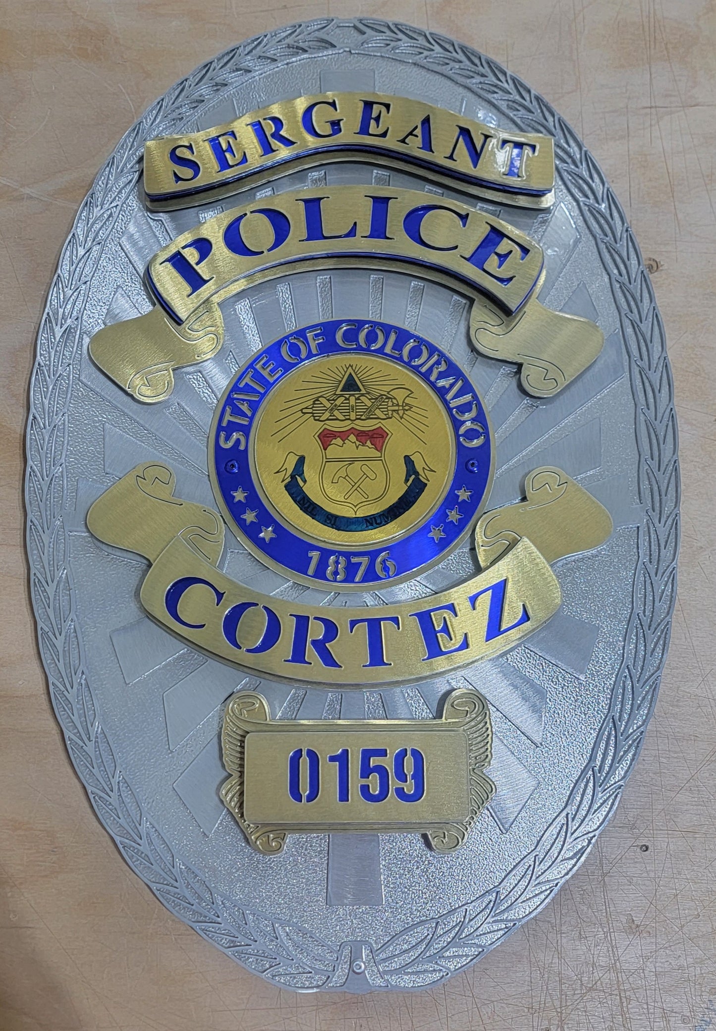 Cortez Colorado Police Badge