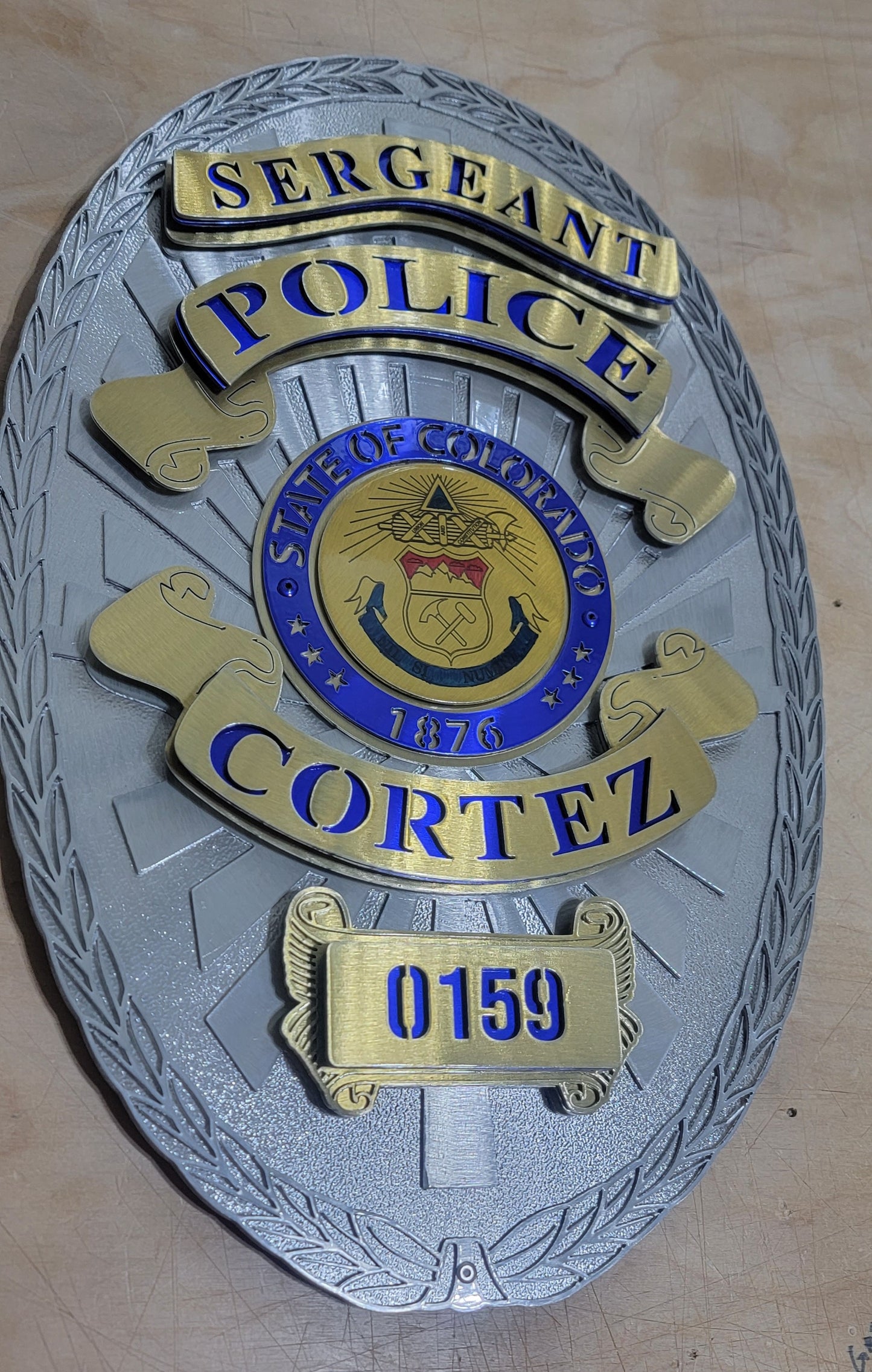 Cortez Colorado Police Badge