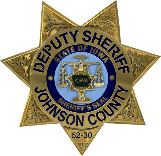 Johnson County Iowa Deputy Sheriff Star
