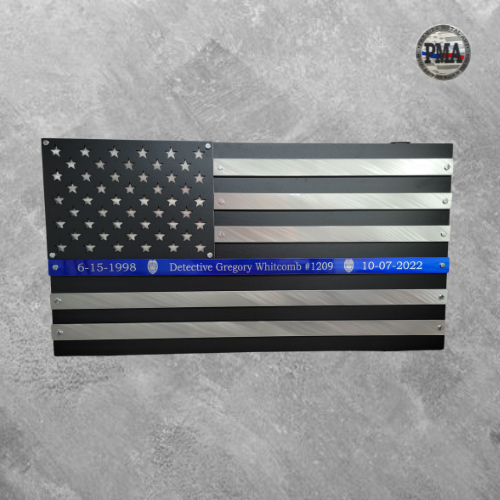 2 Layer Blue Line American Flag