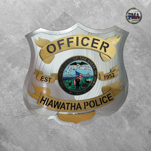 Hiawatha Police Officer Badge