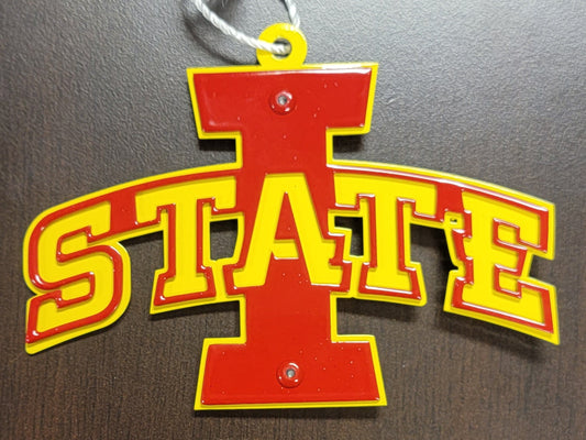 Iowa State "I" with "State"